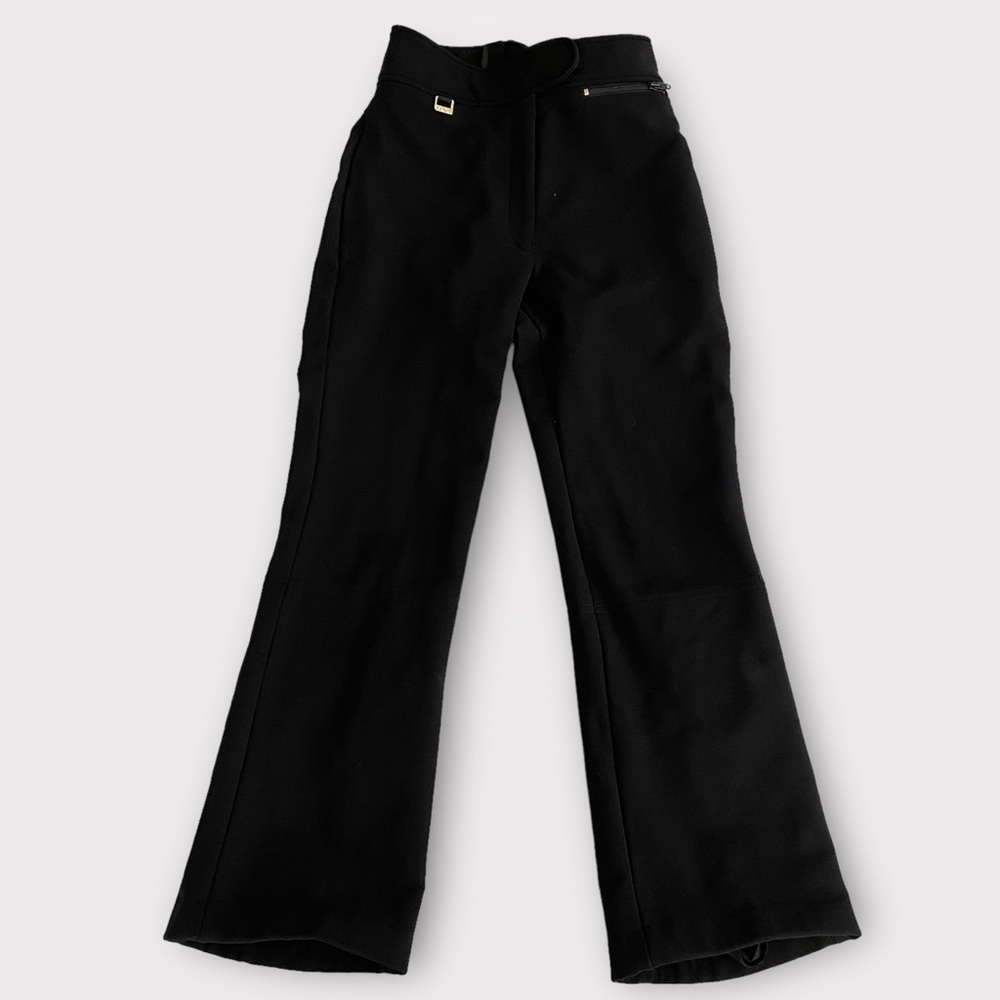 Vintage Fera Womens Hefti Snow Pants Size 8R Stretch Wool Blend Swiss Fabric